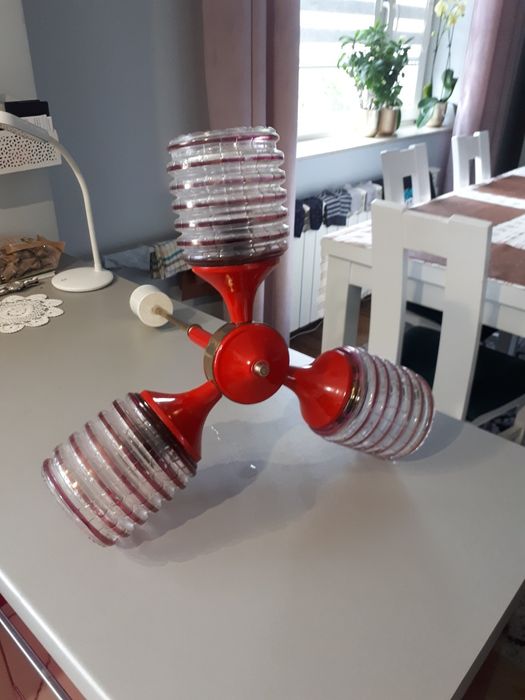 Lampa sufitowa PRL