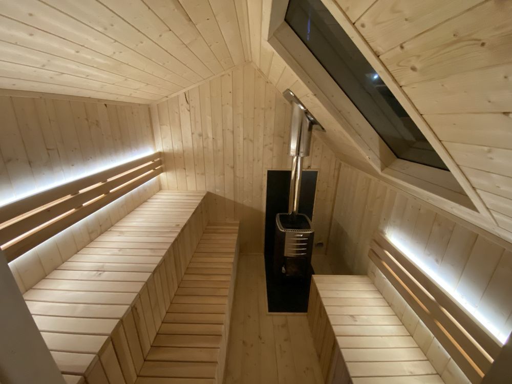 Sauna fińska / nowoczesny design