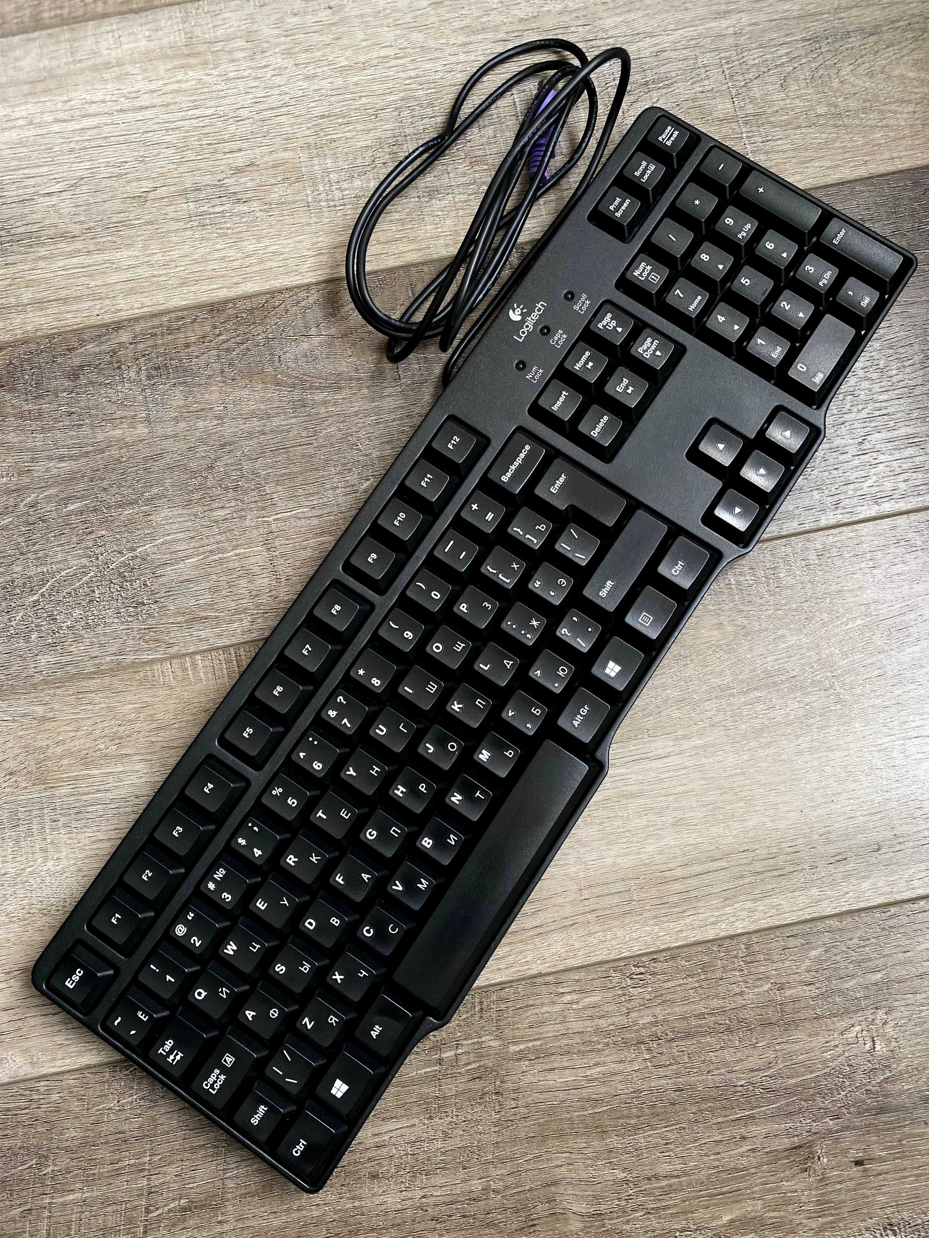 Клавіатура дротова Logitech K100