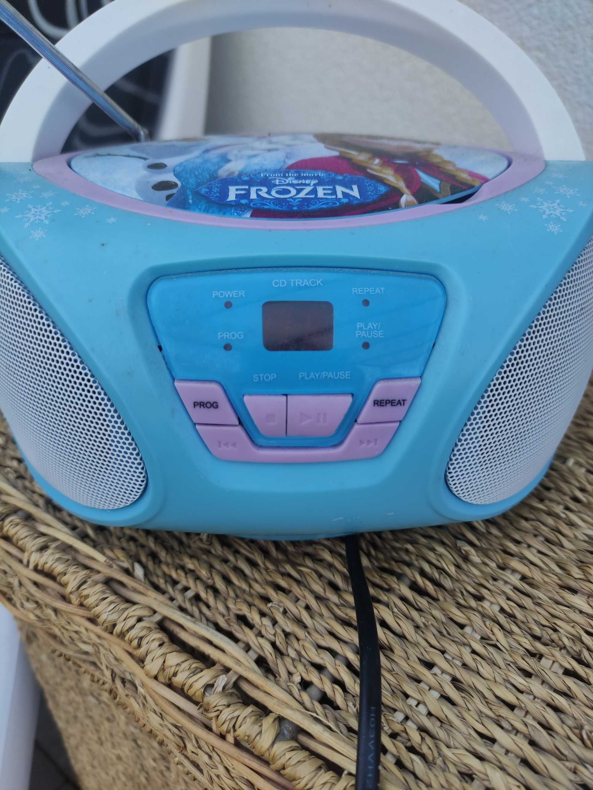 Radio i odtwarzacz CD  Frozen, stan dobry