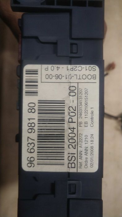 / Peugeot 308 T7 zestaw startowy stacyjka kluczyk komputer 1.6 Vti