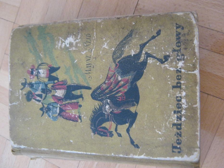 Jeździec bez głowy Mayne Reid antyk z 1960