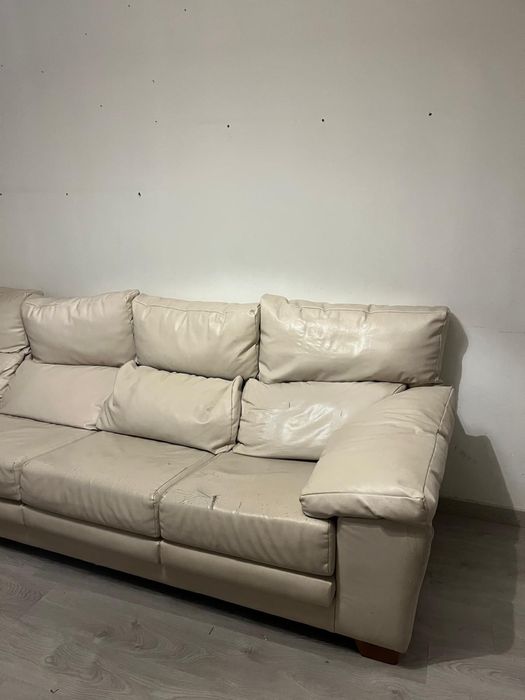 Sofá 4 lugares com chaise long