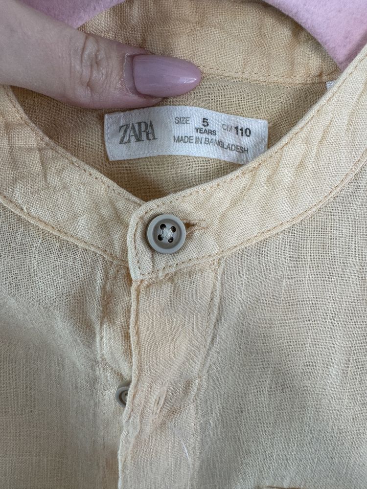 Nowa koszula lniana zara 110