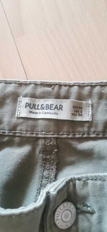 Spodnie Pull&Bear Cargo Bojówki