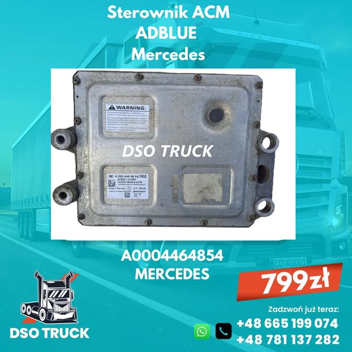 Sterownik ACM adblue A0004464854 Mercedes MP ACTROS AXOR ATEGO