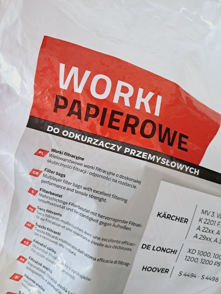 Worki do odkurzacza przemysłowego