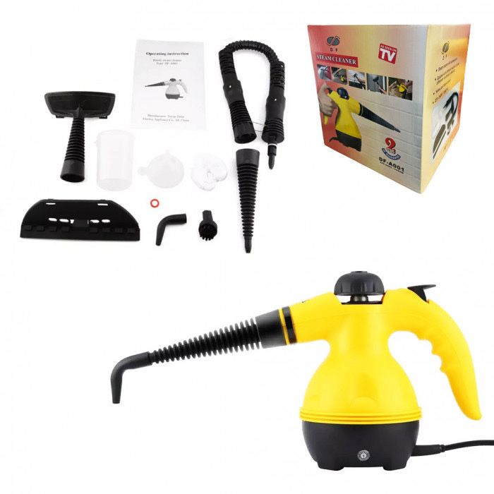 Ручной вертикальный отпариватель пароочиститель Steam cleaner DF-A001