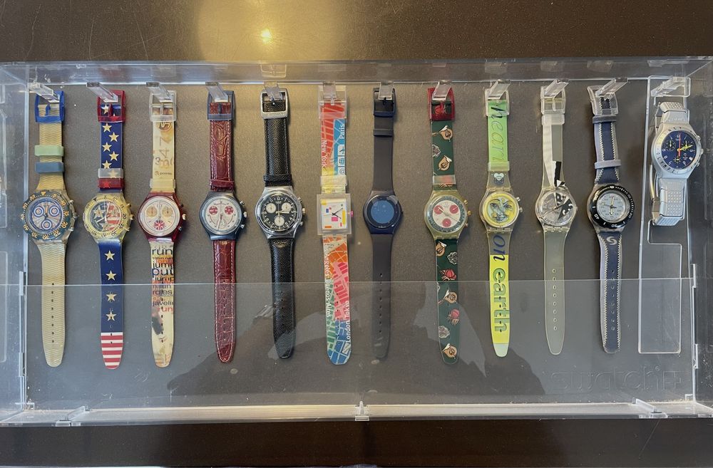 Coleção vintage Swatch