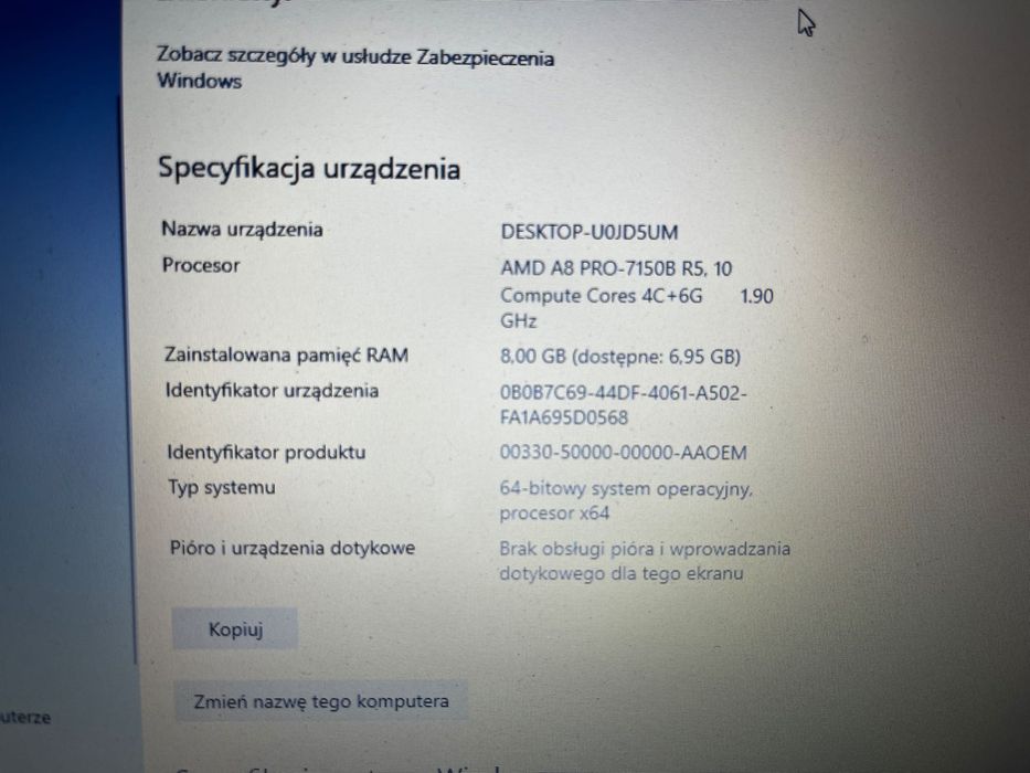 HP EliteBook 745 G2 uszkodzony ekran