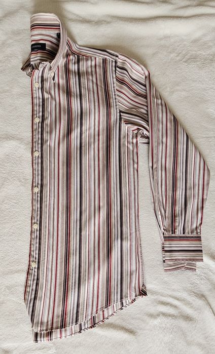 Camisa riscas Cortefiel