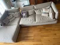 Sofá com chaise long Area