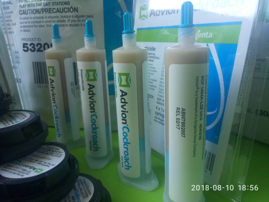 Средство от тараканов Dupont Advion Gel Америка. 100% Оригинал. Дюпонт