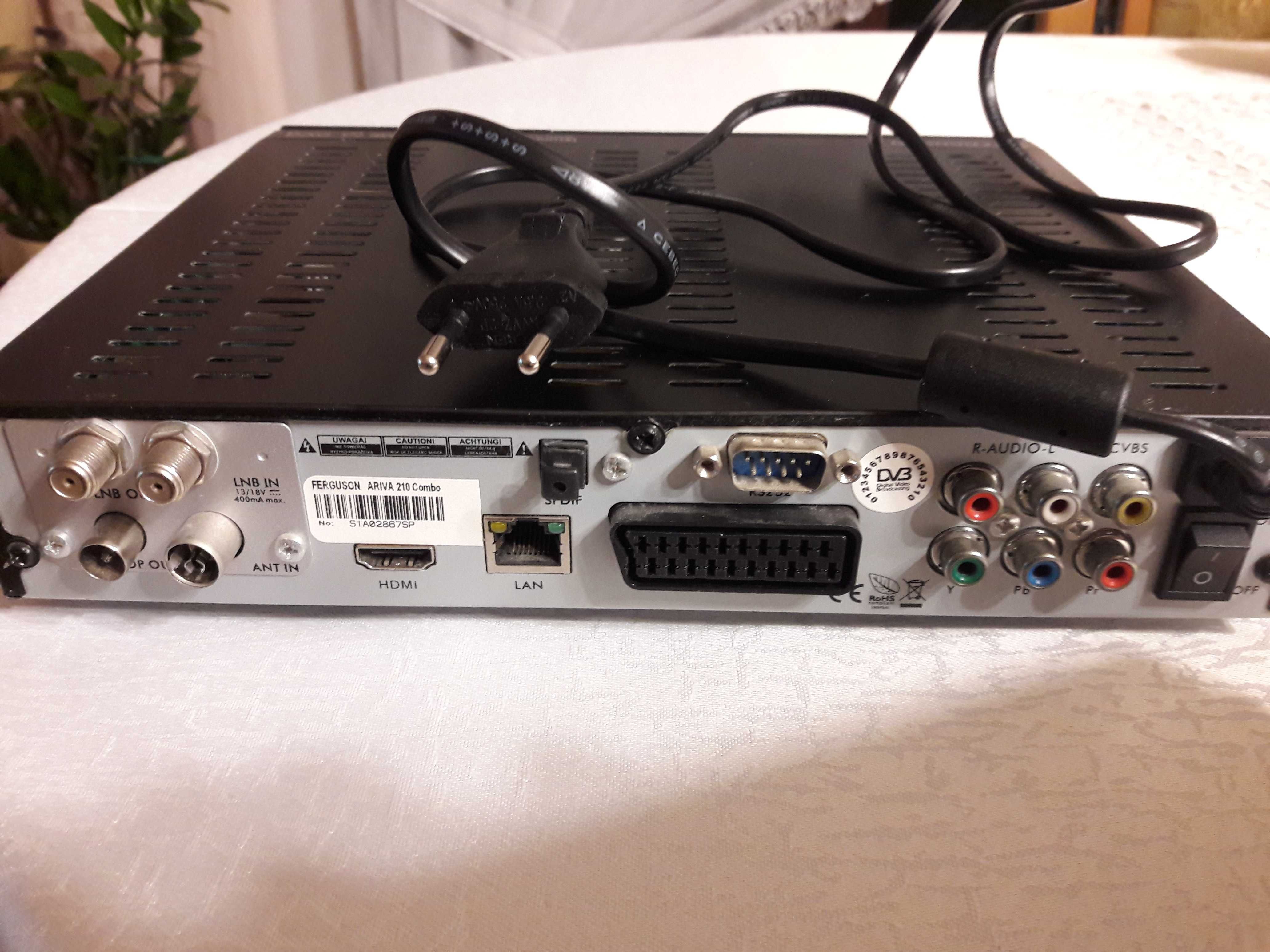 Dekoder/Tuner Ariva 210 Combo TV-SAT i DVB-T