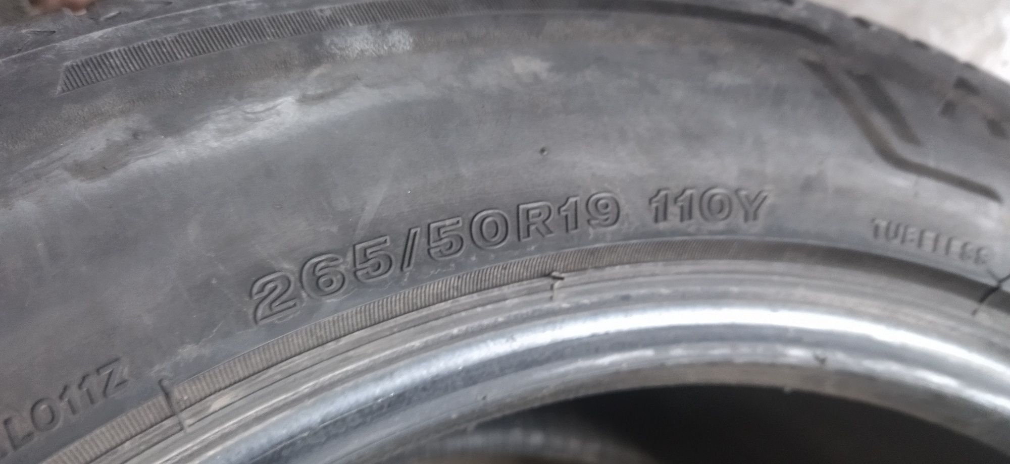 Шины летние 265/50/19 Bridgestone