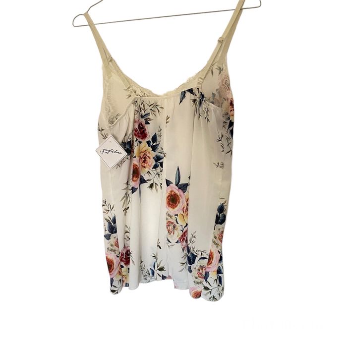 Top floral tam S