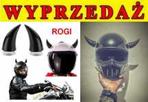 # ROGI na Kask ozdoba na STOK Dekoracja nakładka kup HIT tej Zimy