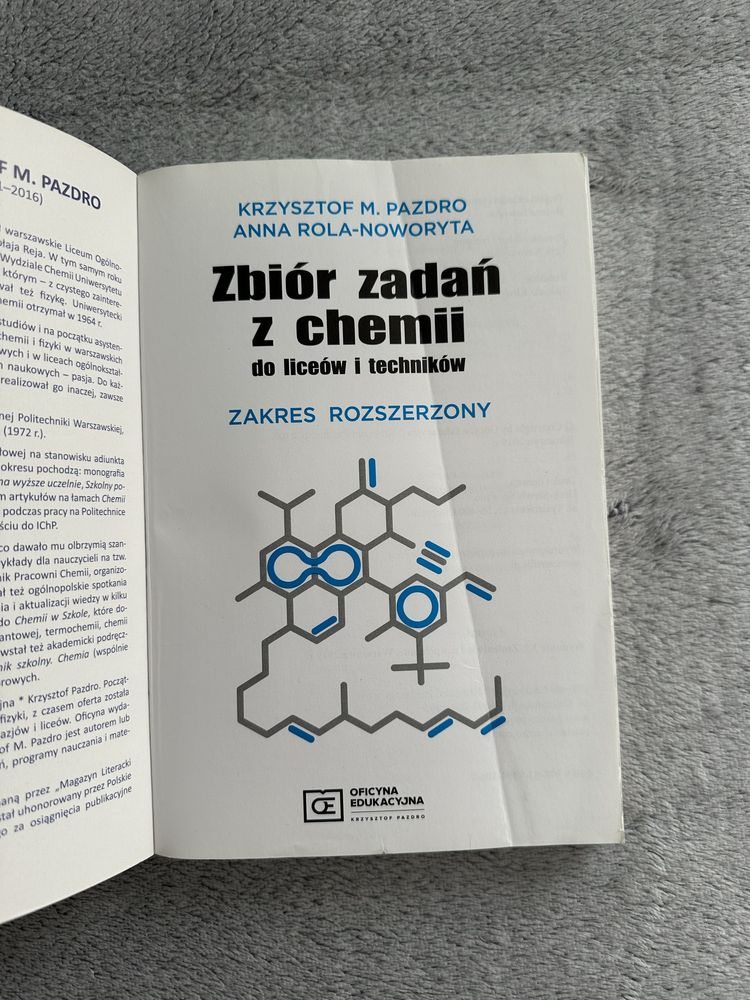 Zbiór zadań z chemii zakres rozszerzony - Krzysztof M. Pazdro