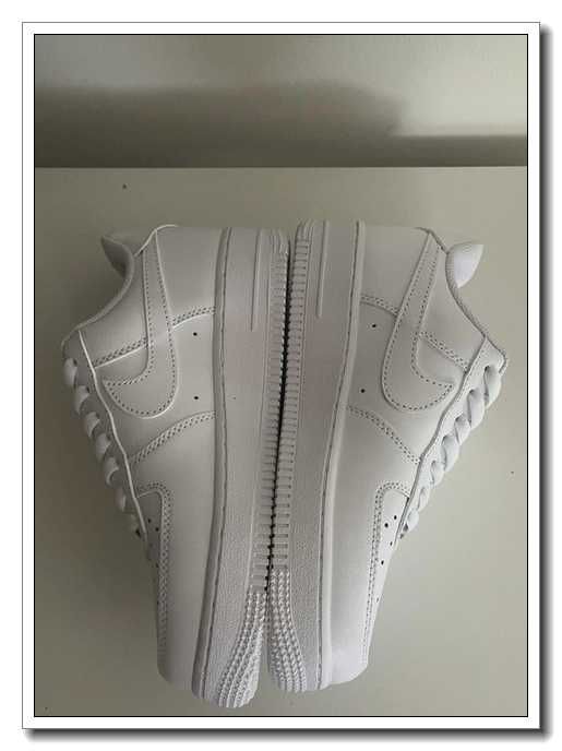 Białe tenisówki Air Force 1 w rozmiarze 38