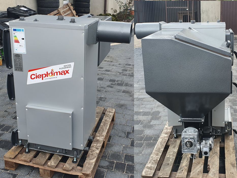 Kocioł 30kW 280m2 z podajnikiem na ekogroszek kotły piec 5klasa KG-ECO