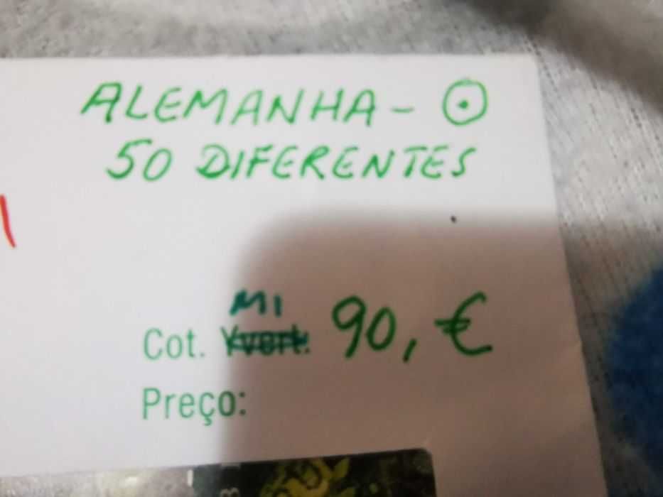 lote de 50 selos da Alemanha todos diferentes