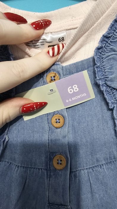 Komplet dla dziewczynki 68