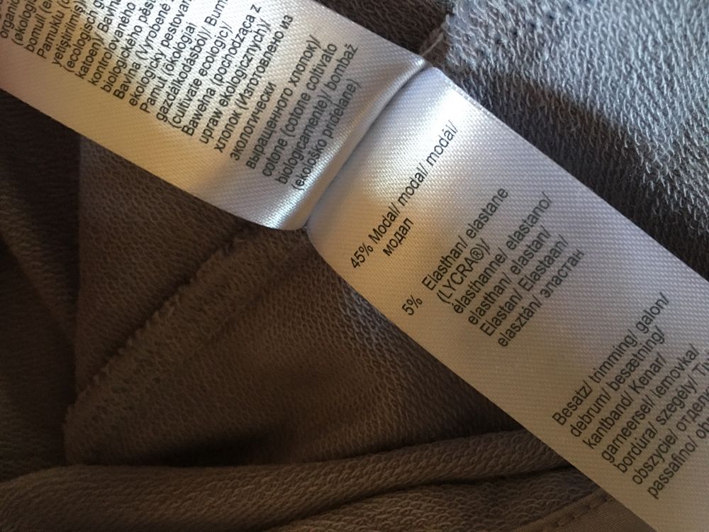 Bluza dresowa jasna wrzosowa liliowa Tchibo S/M nowa z modalu