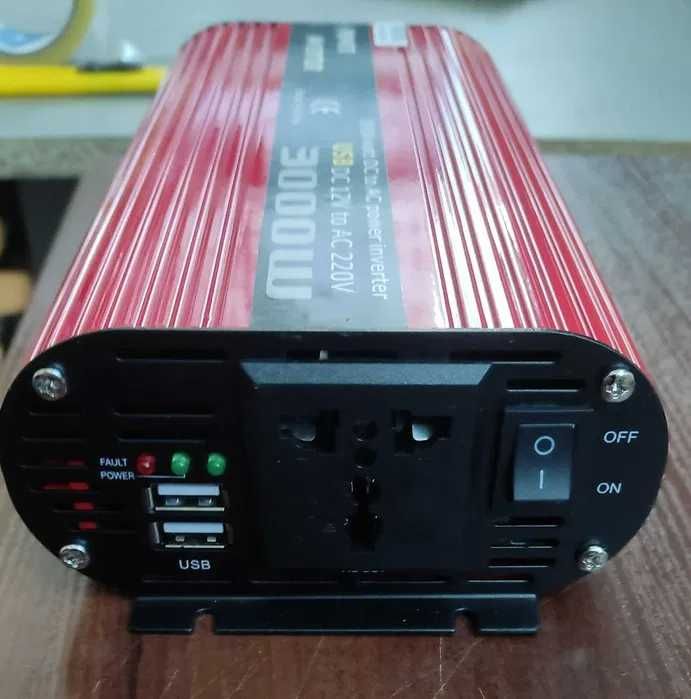 Преобразователь с 12V на 220V 3000w. Анaл0г генератора