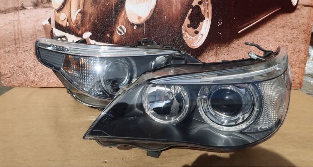 Lampy reflektory BMW E60 E61 xenon