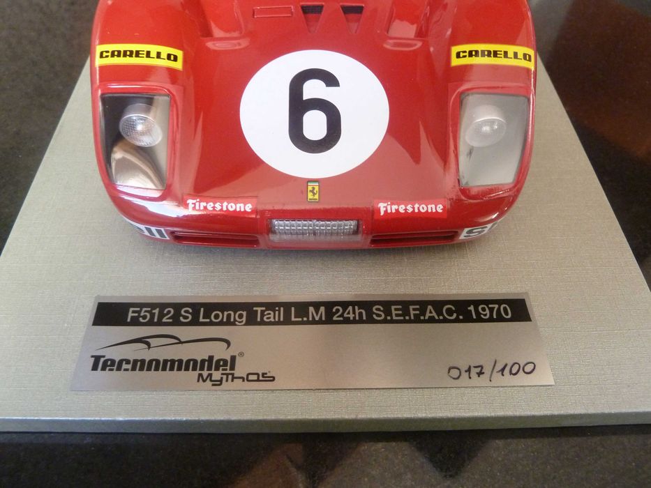 1:18 Tecnomodel, Ferrari 512S, Giunti, Le Mans 1970 AutoArt Minichamps
