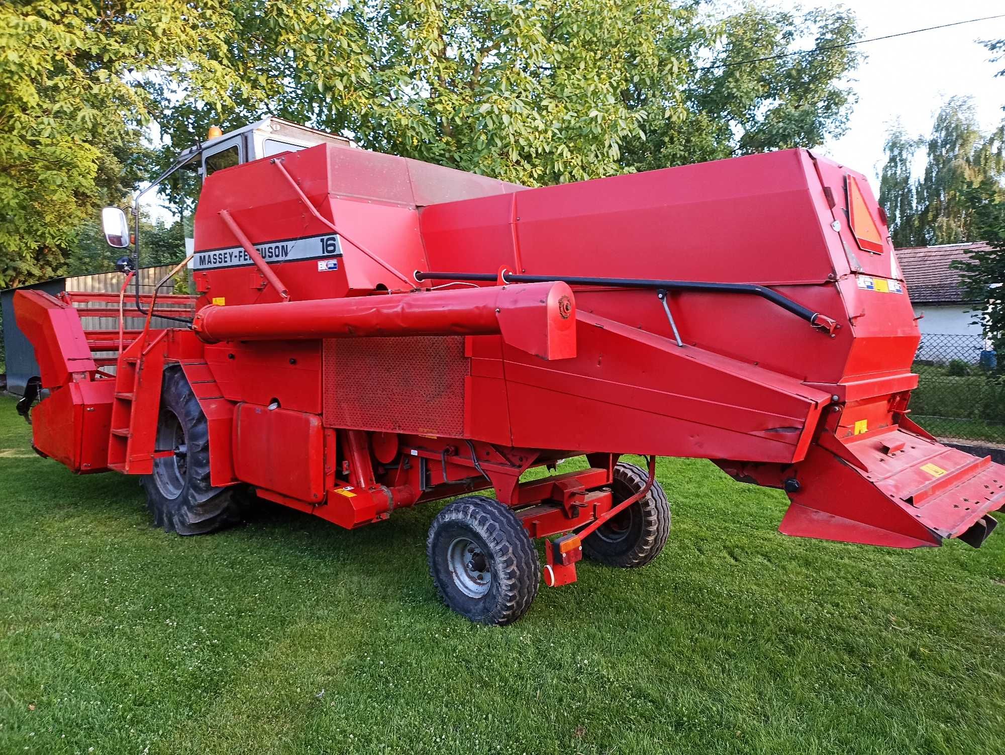 Massey Ferguson16, kombajn zbożowy, Sampo, Bizon, Claas