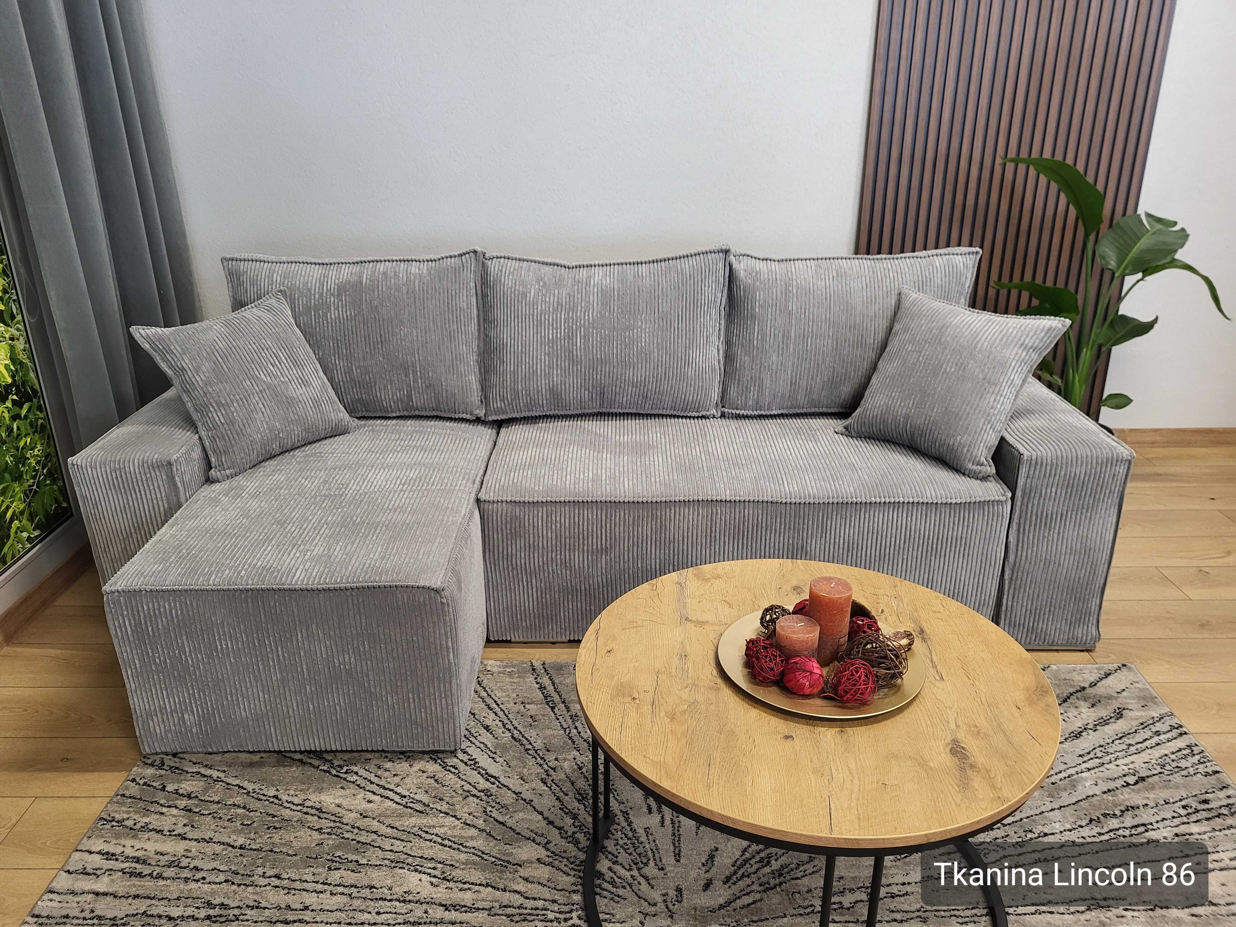 Narożnik OD RĘKI Kanapa Sofa Rogówka Łóżko z funkcją spania +GRATIS