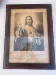 Arte Sacra: Quadro Sagrado Coração de Jesus venha a nós o vosso Reino