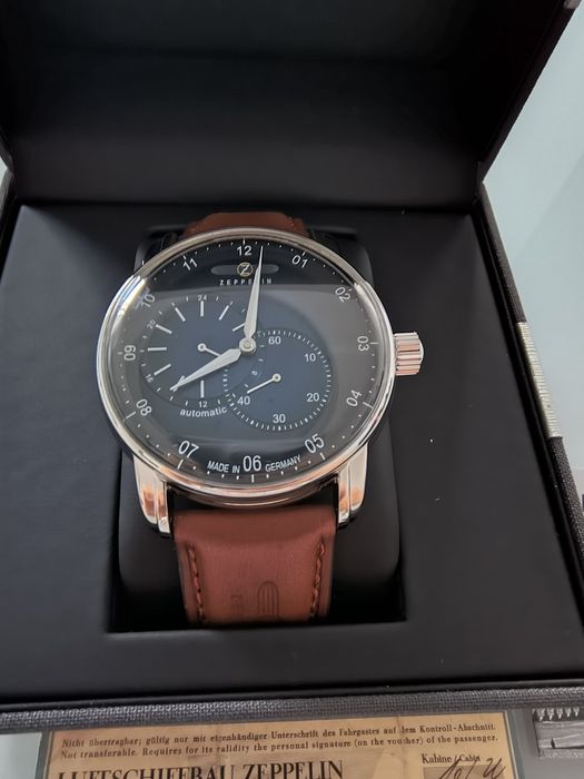 Zegarek automatyczny Zeppelin Captain 8662-3, nowy