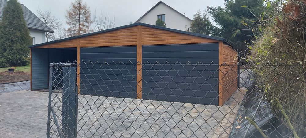 Garaze drewnopodobne zloty dob panel pozomo nowość
