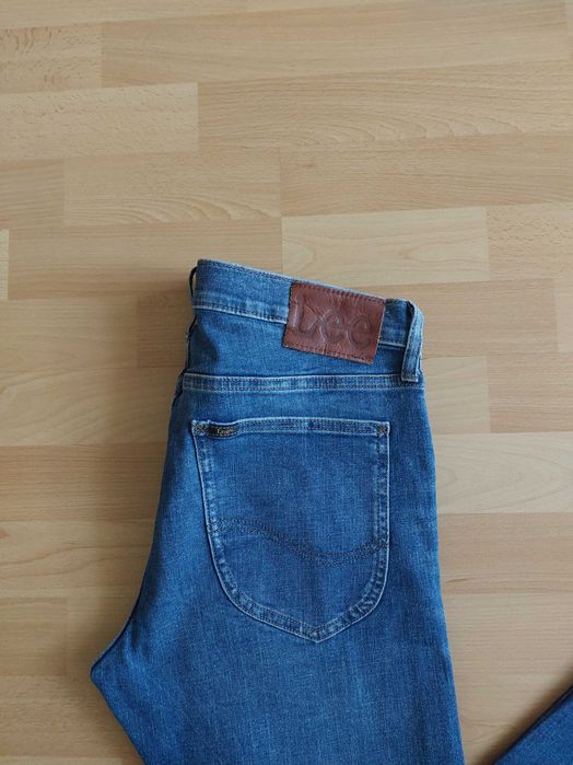 Lee LUKE W32 L32 dzinsy spodnie jeansy slim rurki skinny 32/32 j NOWE