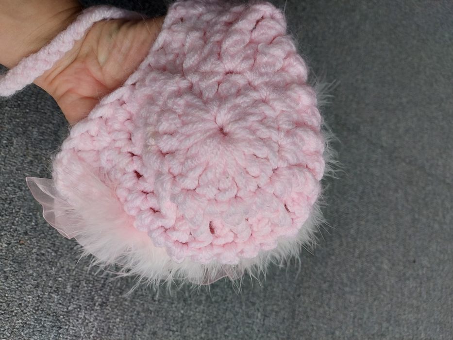 Czapka czapeczka dla dziewczynki, niemowlę