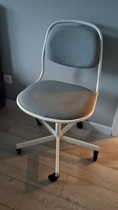 Krzesło biurowe  szare/białe