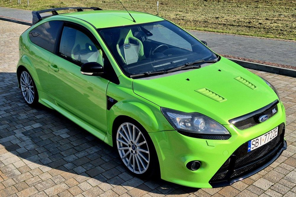 Ford Focus 2.5 RS 305KM Ultimate Green Android Alu 19 fotele RECARO
