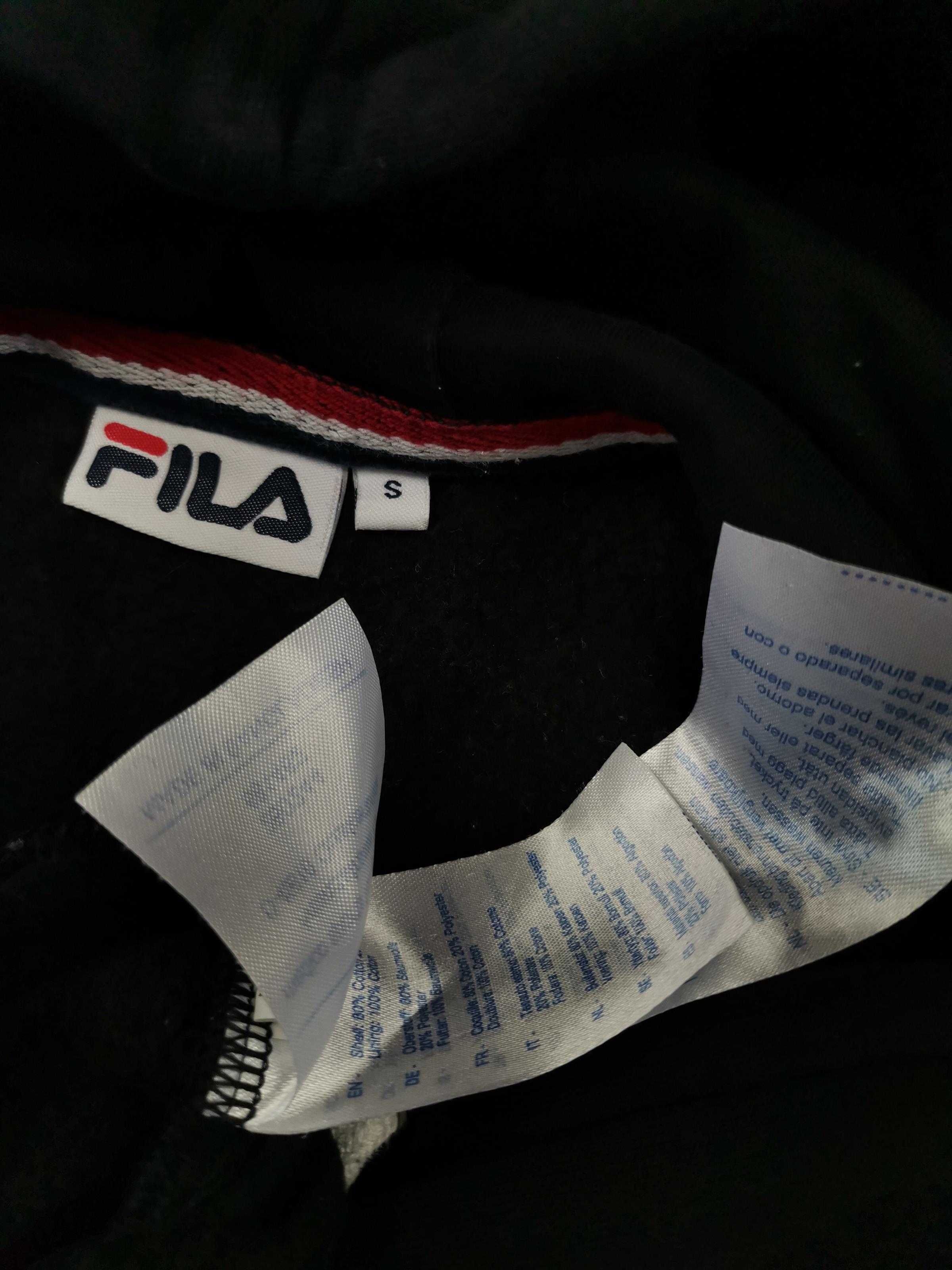 FILA Urban Line Bluza Męska Wkładana Czarna Logo S