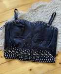 Gorset bluzka gorsetowa wieczorowa elegancka plus size