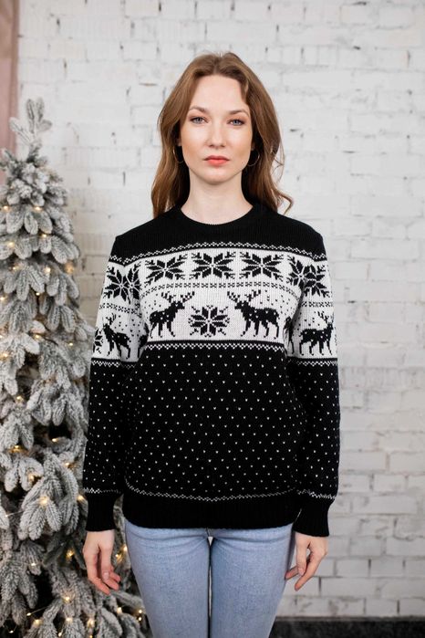 Новорічні светри 2025, Вовняні, теплі, якісні, Українська в’язка