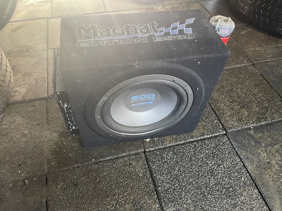 Tuba subwoofer magnat kondensator komplet