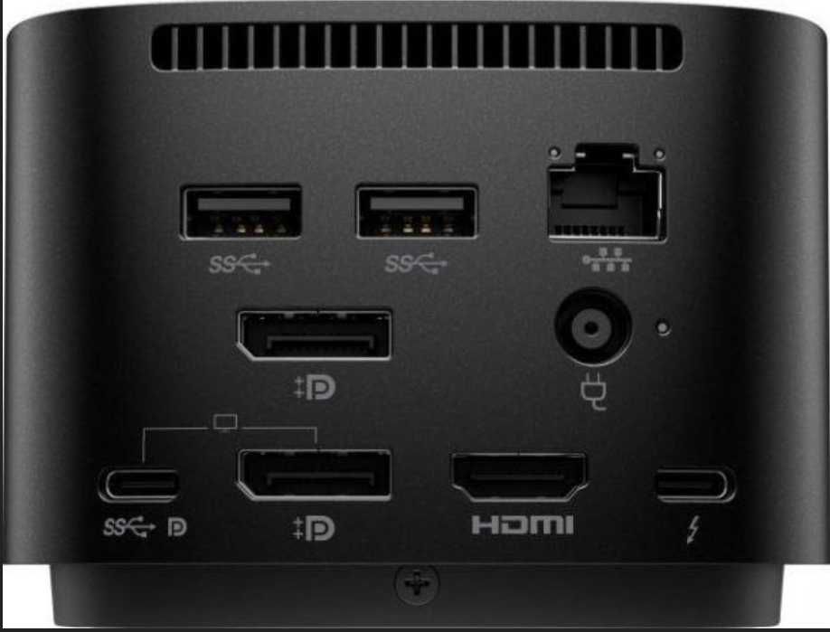 HP Thunderbolt Dock 120W G4 4J0A2AA#ABB (Czarny /USB-C )