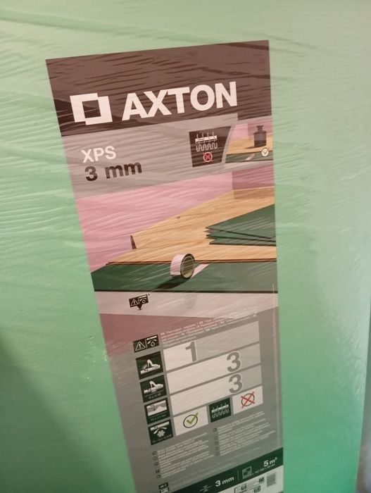 Nowe podkłady Axton 3 mm 5 opakowań