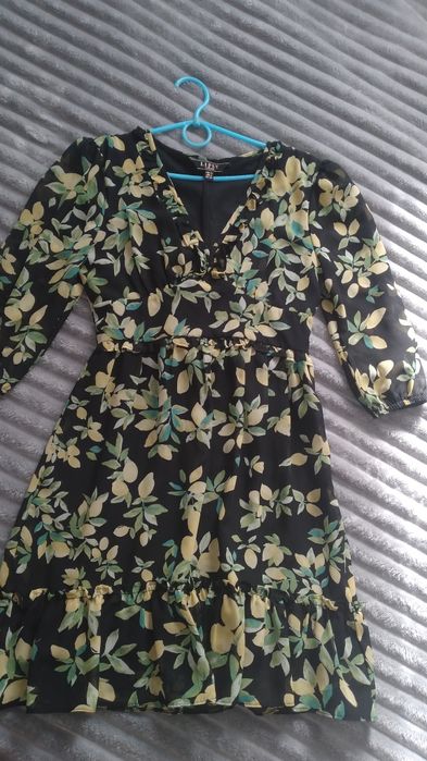 Сукня шифонова яскрава лимони