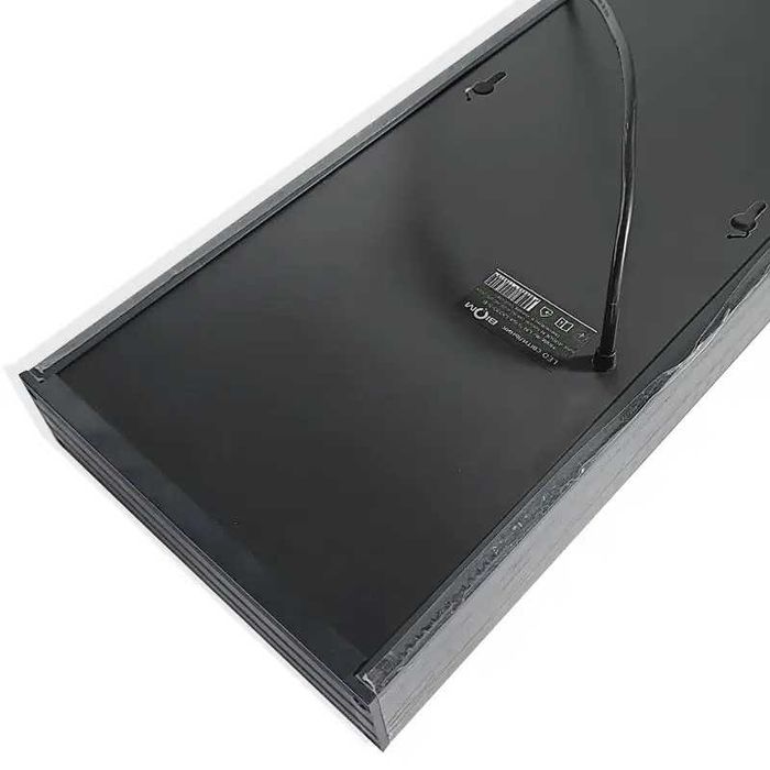 Підвісний лінійний світильник LED 58W 5000К 120х15см на тросах чорний