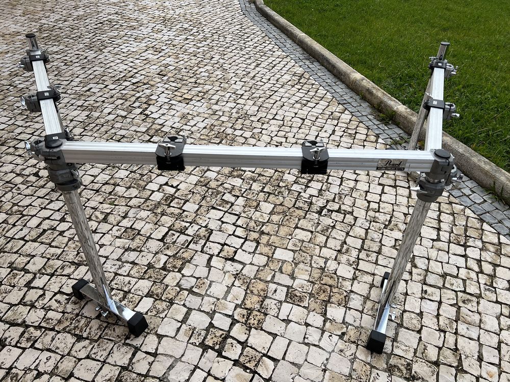 Rack Bateria Pearl c/ clamps