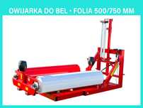 Owijarka do bel NOWA balotów sianokiszonki folia 50 cm / 75 cm
