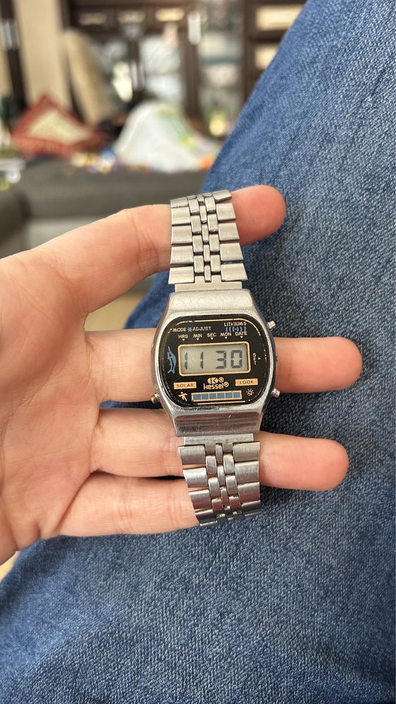 2 zegarki stare zegarek kessel prl ae-11w analog casio prl elektr.